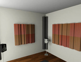 Acoustic panels for smaller rooms