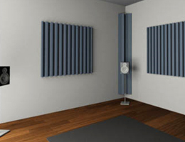 Acoustic panels for small rooms and complete sound