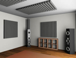 Acoustic panels for small rooms and complete sound