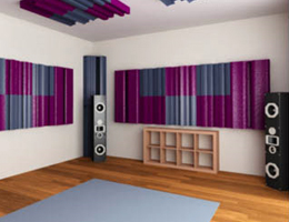 Acoustic panels for smaller rooms