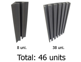 The units of the acoustic traetment pack of ATP 05 standard